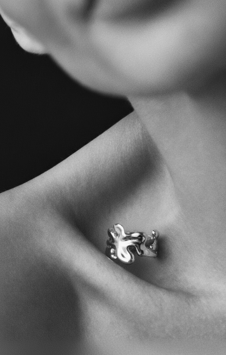 Кольцо «Капля»