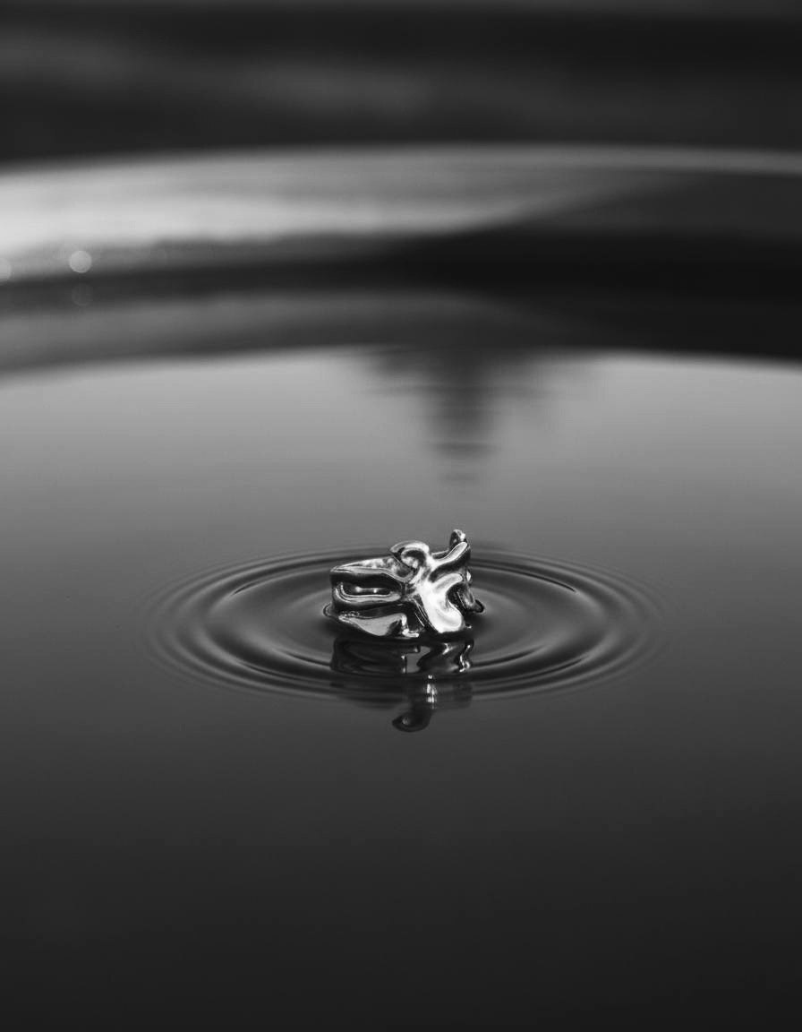 Кольцо «Капля»